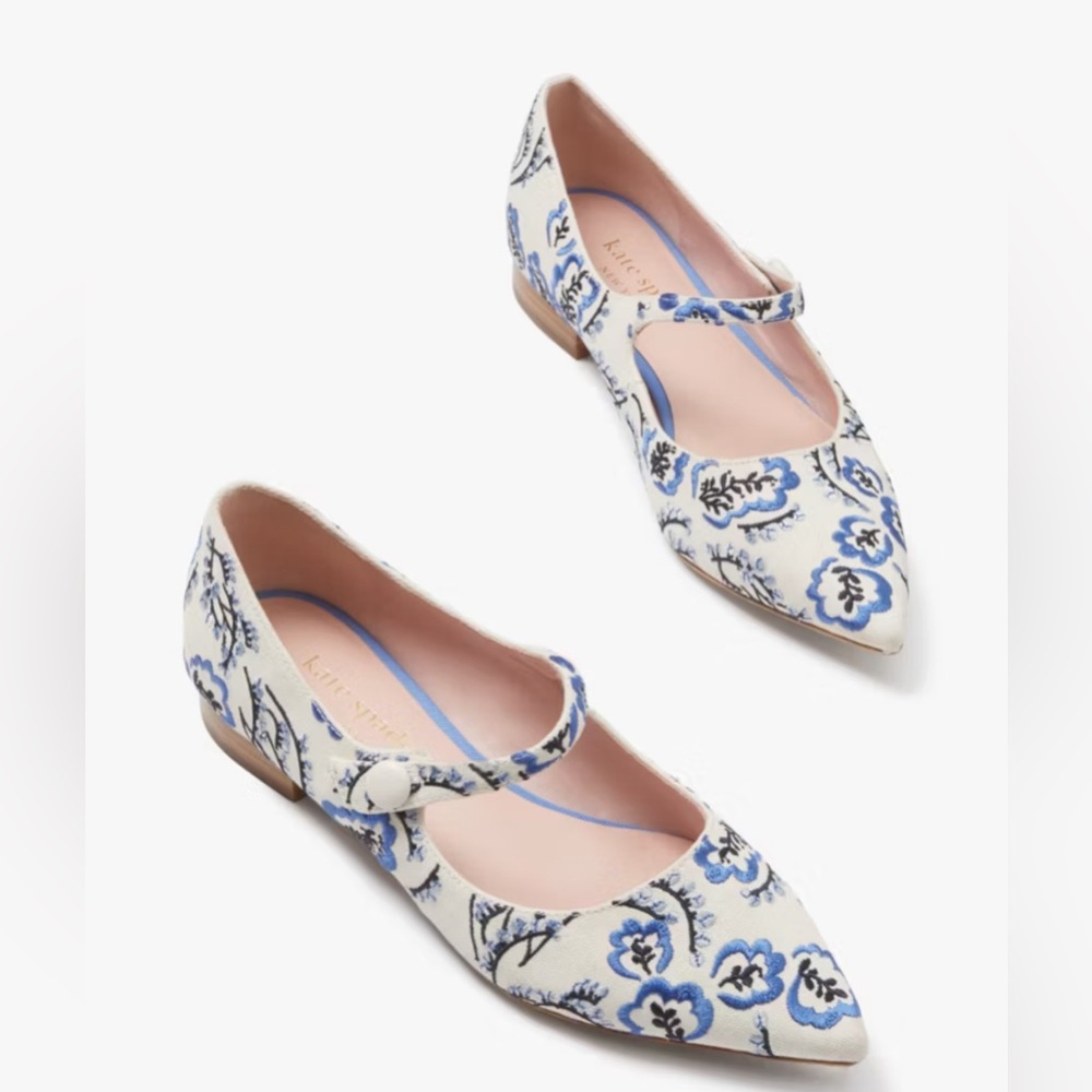 kate spade new york
Women's Maya Pointed-Toe Mary Jane Flats